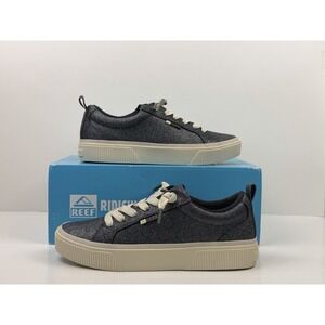 Reef Lay Day Dawn Casual Shoe Women's Size 8 Black Sparkle CJ6680
